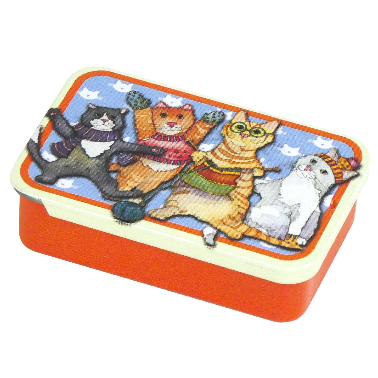 Mittens Stitch Markers In A Kitten Pocket Tin