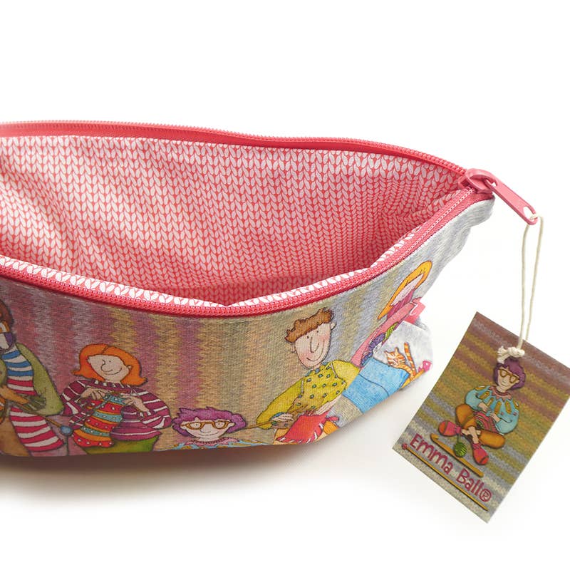 The Yarn Club Zipped Pouch