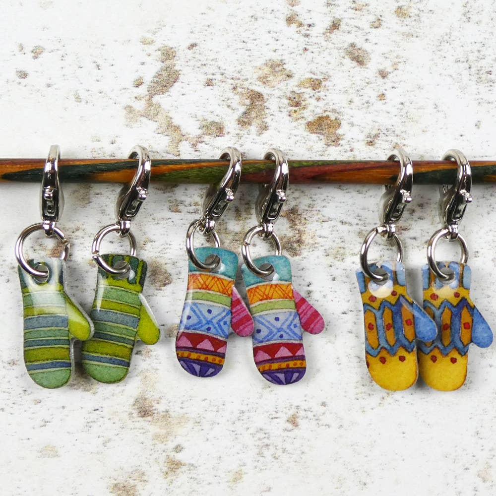 Mittens Crochet Markers (Set of 6)