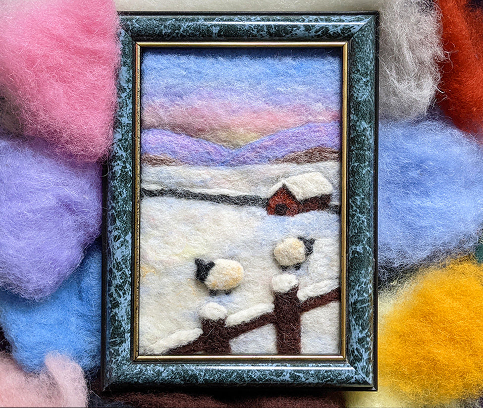 Needle Felt Painting Workshop - October 26, 2025 1pm to 4pm
