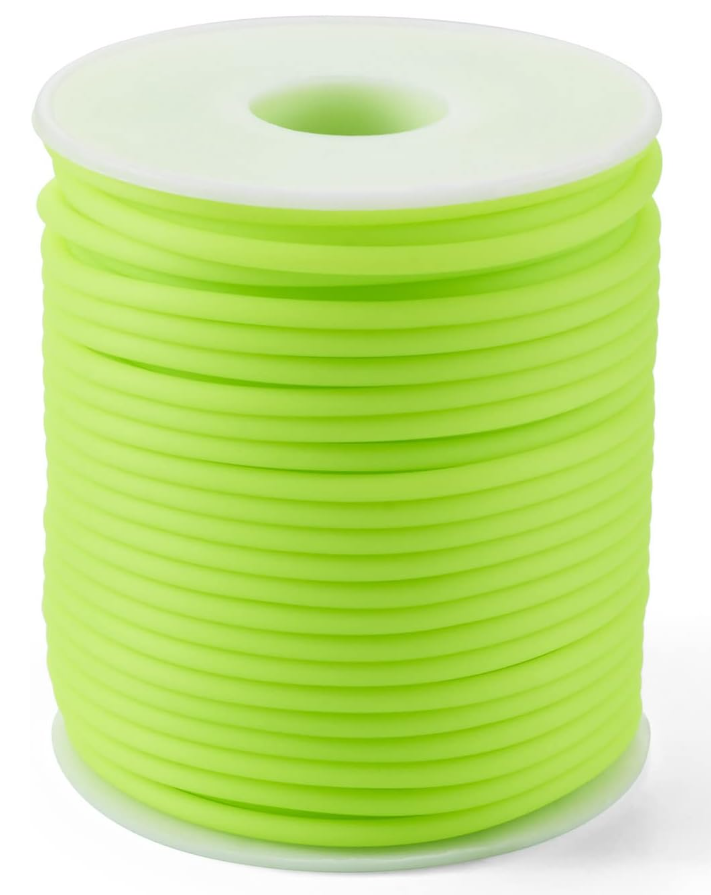 Barber Cord 3mm Lime per meter