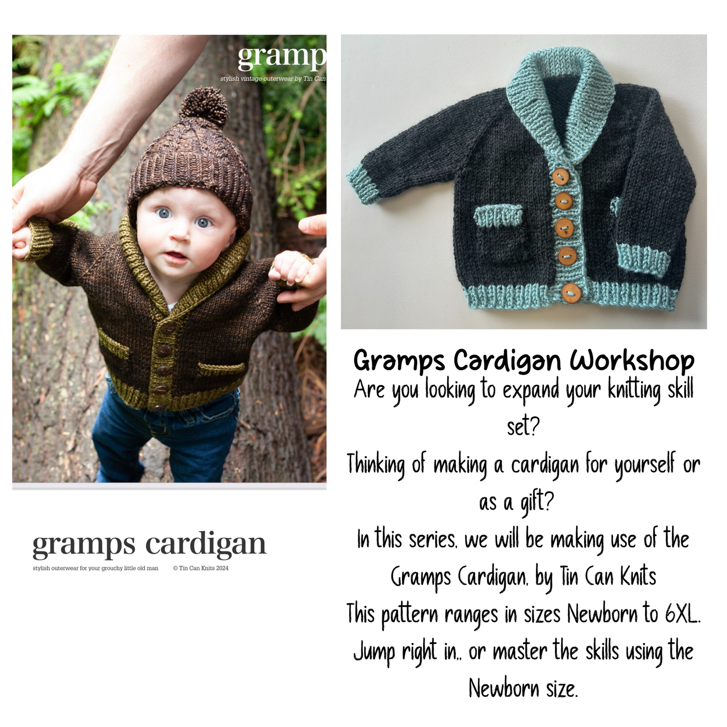 EVENING: Build Your First Sweater November 3 & 17, plus December 1 & 15