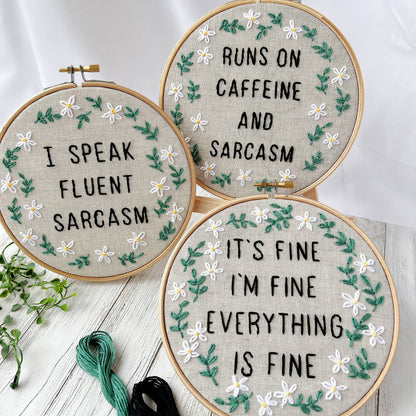 Runs On Caffeine & Sarcasm