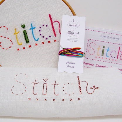 Flower Embroidery DIY Craft Kit