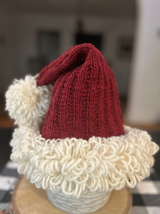 Loopy Vintage Santa Hat