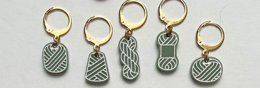 MP - Stitch Marker - Yarn Set/5 Sage