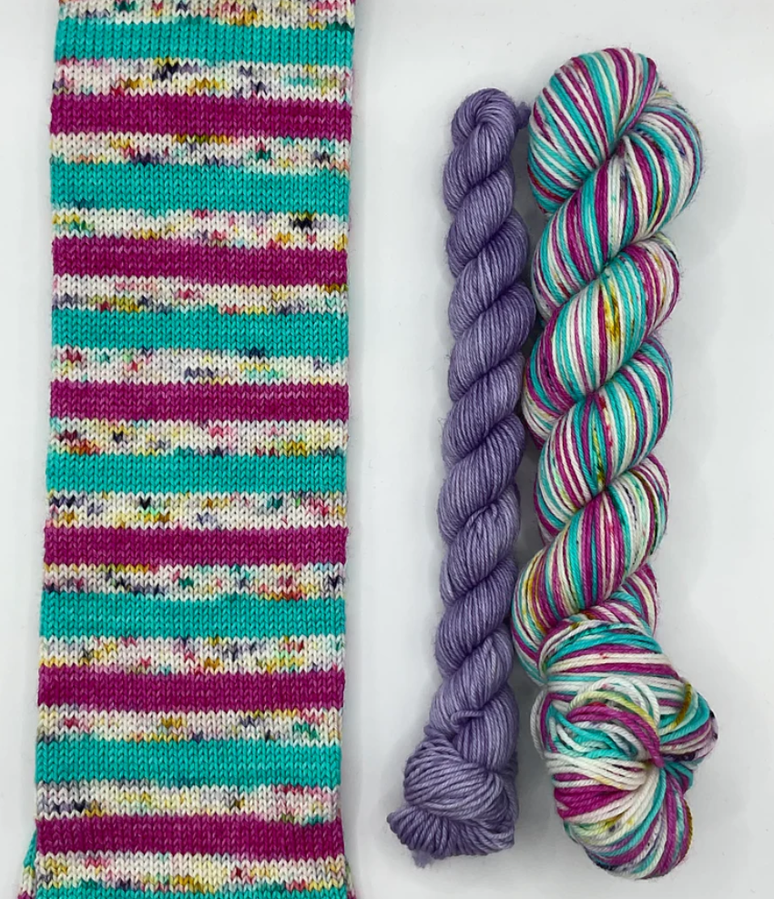 PDC - Sugar Cookie Self Stripe Sock Set