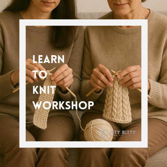 EVENING Learn to Knit - November 4 and 18   6pm to 8pm